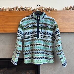 RARE SAMPLE Vineyard Vines Women's Half Zip Fleece Jacket W Breast Pocket Size L